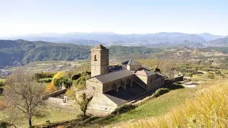 El Monasterio de San Victorián está en El Pueyo de Araguás, en la comarca de Sobrarbe