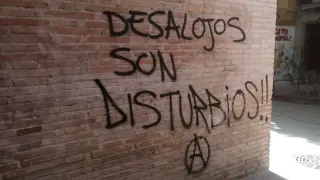 Vandalismo en la iglesia de la Magdalena de Zaragoza.