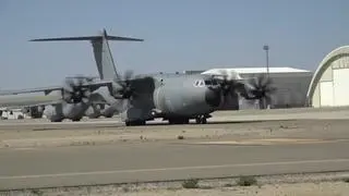 Sale de la Base Aérea de Zaragoza el segundo avión a Afganistán