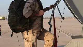Despegue del vuelo del Ejército en Dubái
