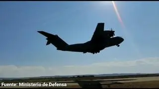 Este jueves ha partido de la Base Aérea de Zaragoza otro avión del Ejército del Aire para evacuar a población de Afganistán. La nave aterrizará antes den Dubái.