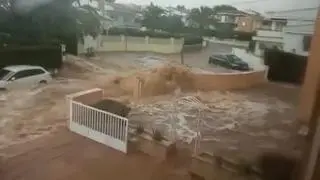 Las tormentas causan numerosos destrozos en Alcanar (Tarragona) y Vinaros (Castellón)