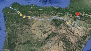 El ladrón cubrió la distancia entre La Coruña y Jaca