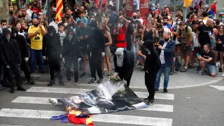 Manifestación de ANC por Diada en Barcelona