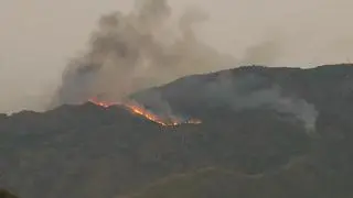 El nuevo foco se ha originado por las cenizas del incendio principal que ha arrasado ya más de 6.000 hectáreas en cinco días