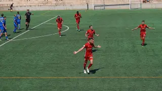 Barrero celebra su gol