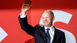 El candidato del SPD, Olaf Scholz GERMANY ELECTION 2021