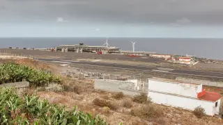 Vista general del aeropuerto de La Palma