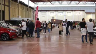 La Feria del Vehículo de Ocasión de Binéfar se cerró con un buen nivel de ventas.