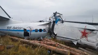 Accidente de avión en la región rusa de Tatarstán