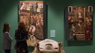 Muestra de arte gótico en el Museo de Zaragoza