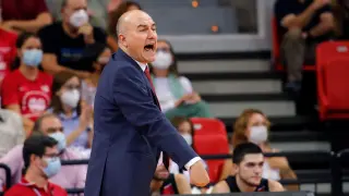 Jaume Ponsarnau, entrenador del Casadmeont Zaragoza.