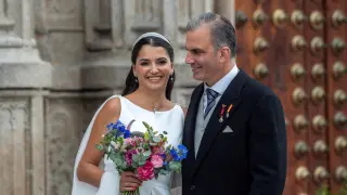 El secretario general de Vox, Javier Ortega Smith, se casa en Toledo
