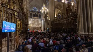Misa en la catedral de Toledo tras el videoclip de C.Tangana.