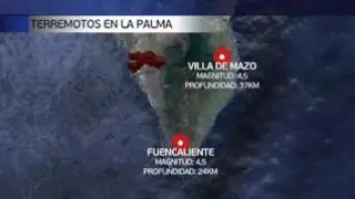 Dos terremotos de magnitud 4,5 sacuden La Palma mientras la lava está a escasos metros del mar
