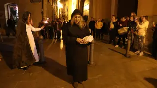 Desfile en la última edición de la Noche de Ánimas en Teruel.