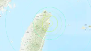 Terremoto en Taiwán.