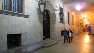 Palacio de Justicia de Teruel, donde se encuentran el Juzgado de Primera Instancia e Instrucción número tres, especializado en violencia de género.
