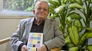 Miguel Ángel Marín Uriol en 2012, cuando presentó su libro 'Laminerías'.