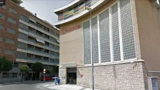 Sede la Cámara de Comercio de Huesca, Santo Ángel de la Guarda.
