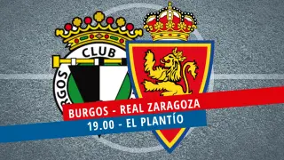 Horario y dónde ver el Burgos-Real Zaragoza