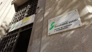 Centro de atención de la Seguridad Social en Zaragoza.