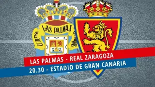 Horario y dónde ver el Las Palmas-Real Zaragoza.