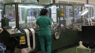 En la planta de Fraga trabajan unas 800 personas.