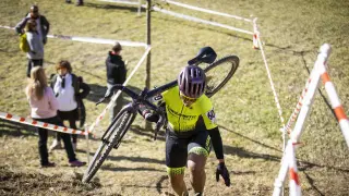 Las competiciones de ciclocross resultaron espectaculares en La Ribagorza.