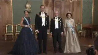 Los Reyes cierran su visita de Estado en la residencia de la Embajadora española en Suecia
