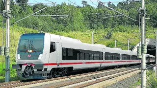 Imagen de un tren de la Deutsche Bahn (DB) alemana.