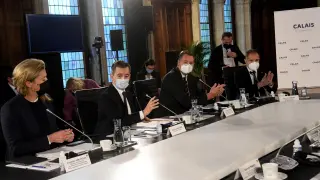 Meeting on migration in Calais