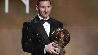 Messi, con su Balón de Oro