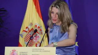 La ministra Yolanda Díaz