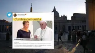 El PP borra un tuit en el que calificaba al papa de “comunista” por su encuentro con Yolanda Díaz
