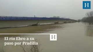 El río Ebro a su paso por Pradilla
