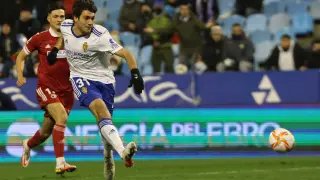 El Real Zaragoza se ha enfrentado este martes al Brugos en la eliminatoria de la Copa del Rey en La Romareda.