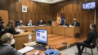 El juicio se celebró ayer en la Audiencia Provincial de Zaragoza.