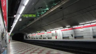 Estación de Urgell del metro de Barcelona, donde han ocurrido los hechos.