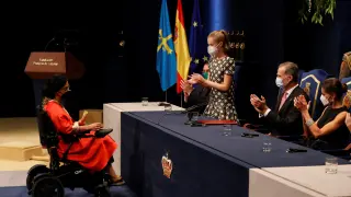 Teresa Perales recibe el Princesa de Asturias.