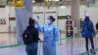 Control de temperatura en el aeropuerto de Madrid