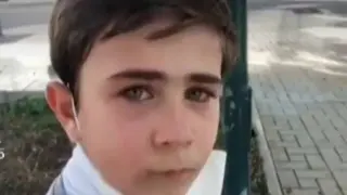 El pequeño Mateo, en el vídeo.