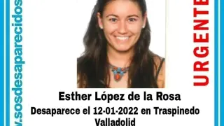 Esther López, desaparecida en Valladolid.