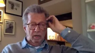 Eric Clapton, durante la entrevista