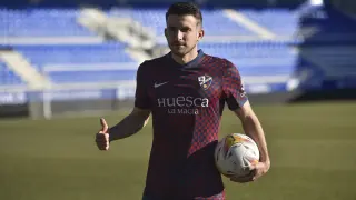 Gerard Valentín, nuevo jugador de la SD Huesca.