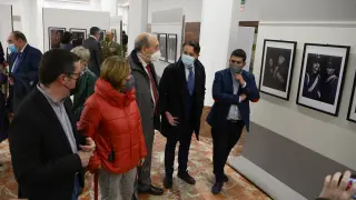 Exposición sobre 'Goya 3 de mayo' en el Banco de España de Teruel.