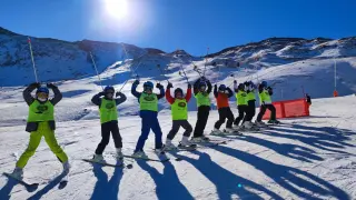 Campaña de esquí para escolares del Somontano.