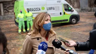 La concejal de Servicios Públicos de Zaragoza, Natalia Chueca.