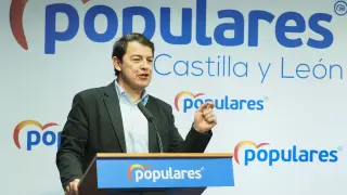 El presidente del PP en funciones de la Junta de Castilla y León, Alfonso Fernández Mañueco.