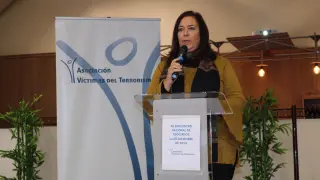 Maite Araluce, presidenta de la AVT.